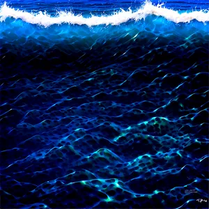 Ocean Wave Background PNG 06132024