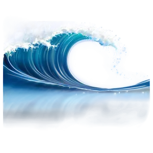 Ocean Wave Design PNG 06132024