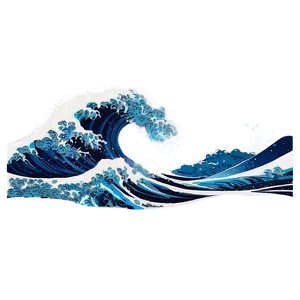 Ocean Wave Night PNG 1