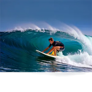 Ocean Wave Surfing Png Lsc PNG image