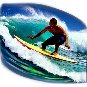 Ocean Wave Surfing Png Nln PNG image