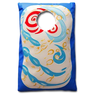 Ocean Waves Cornhole Bag PNG Ujb14 PNG