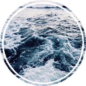 Ocean Waves Texture PNG image