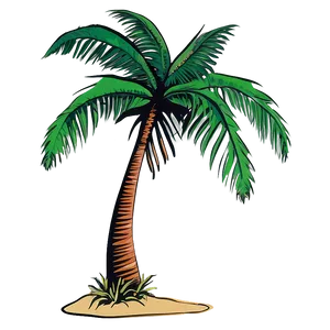 Oceanfront Palm Silhouette PNG 40 PNG