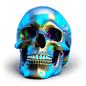 Oceanic Skull Visualization PNG A PNG