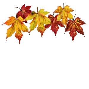 October Leaves Falling Png 15 PNG image