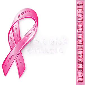 October Pink Ribbon Challenge PNG 06212024