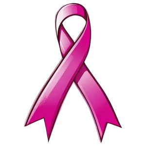 October Pink Support Ribbon Png 06212024 PNG image