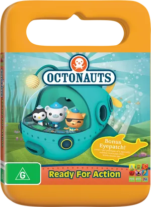 Octonauts D V D Packaging Ready For Action PNG image