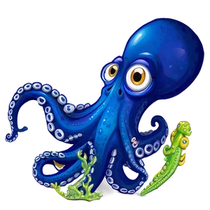 Octopus Playing Instruments PNG 05062024 PNG