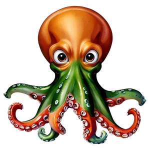 Octopus With Anchor PNG Qcm44 PNG