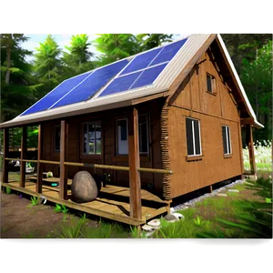Off-grid Cabin Life PNG 23