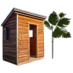 Off-grid Living Outhouse PNG Rtv22 PNG