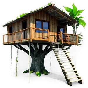 Off-grid Treehouse Living Png Hnx31 PNG image