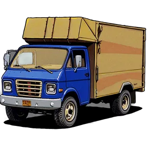 Off-road Mail Delivery Truck PNG 88