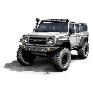 Off-road Vehicle Sketch Png 35 PNG image