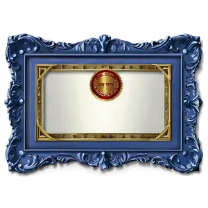 Office Certificate Frame PNG 29