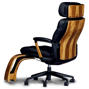 Office Chair With Headrest Png Dqm PNG image