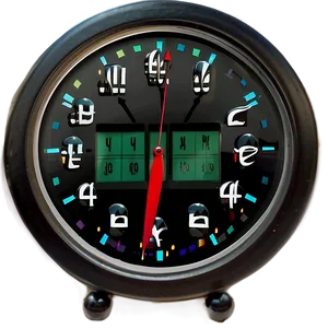 Office Clock Clipart PNG 06262024