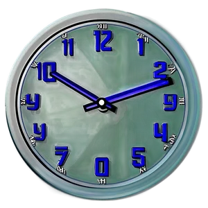 Office Clock Clipart PNG 06262024