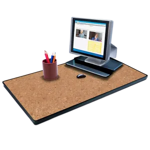 Office Cubicle Cork Board Png 06202024 PNG image