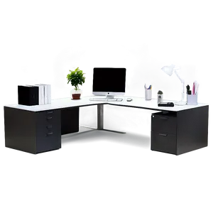 Office Desk Setup PNG Hrt68 PNG