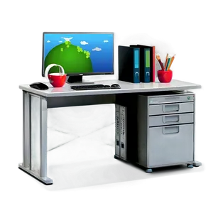 Office Desk Setup PNG Tni63 PNG