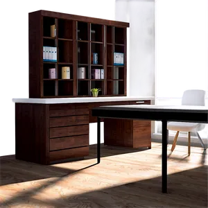 Office Desk Side View Png 06122024 PNG image