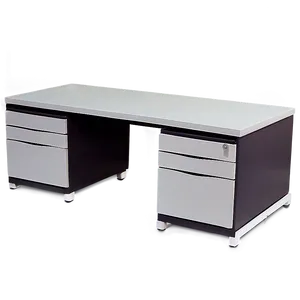 Office Desk With Drawers PNG Fuh