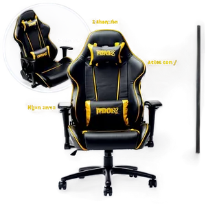 Office Gaming Chair Png Wcg33 PNG image