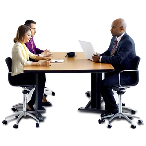 Office Meeting Table PNG Uru PNG