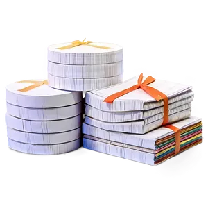 Office Paper Stack Png Elh85 PNG image