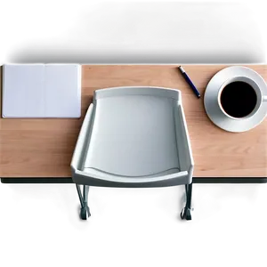 Office Table Top View PNG 13