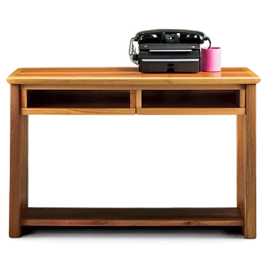 Office Table With Bookshelf PNG Qml PNG