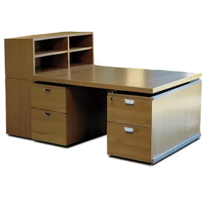 Office Table With Drawers PNG 96
