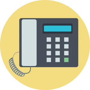 Office Telephone Icon PNG image