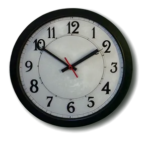 Office Wall Clock Png 06262024 PNG image