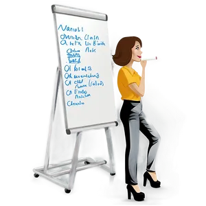 Office Whiteboard Png 05252024 PNG image