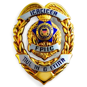 Officer Badge Clipart Png 05252024 PNG image