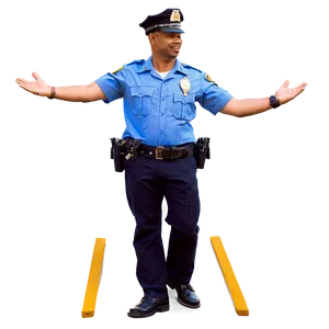 Officer Directing Traffic PNG 06252024 PNG
