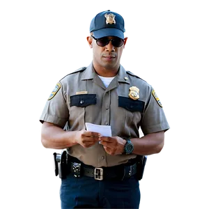 Officer Writing Ticket PNG 91 PNG