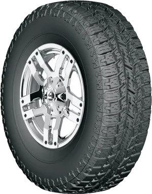 Offroad Tireand Alloy Wheel PNG