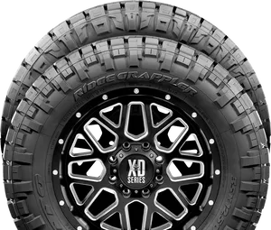 Offroad Tireand Wheel Combination PNG image