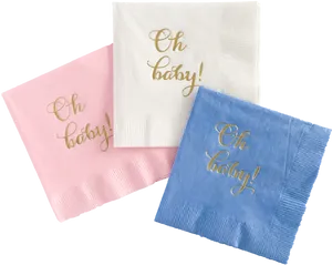 Oh Baby Napkins Set PNG