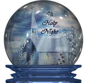 Oh Holy Night Snow Globe