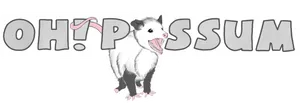 Oh Possum Cartoon Illustration PNG image