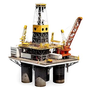 Oil Rig Aerial View Png Epm PNG image