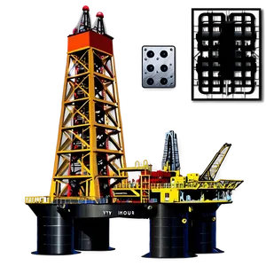Oil Rig B PNG