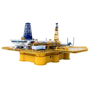 Oil Rig Helipad View Png 06122024 PNG image