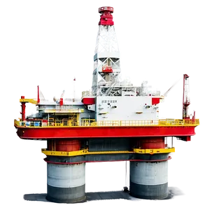 Oil Rig Helipad View PNG Kpu21 PNG